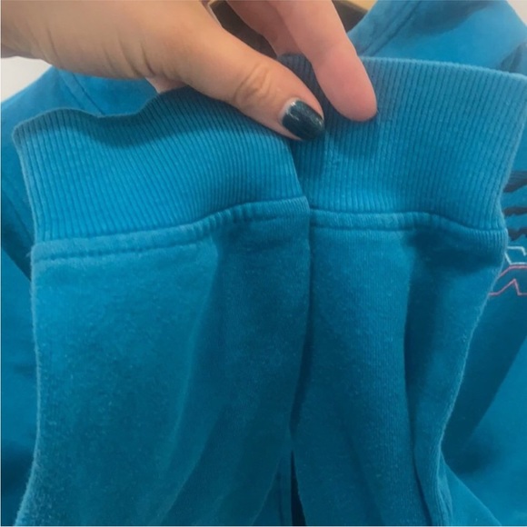 FOX | Teal Zip up Hoodie | XS - Picture 7 of 9